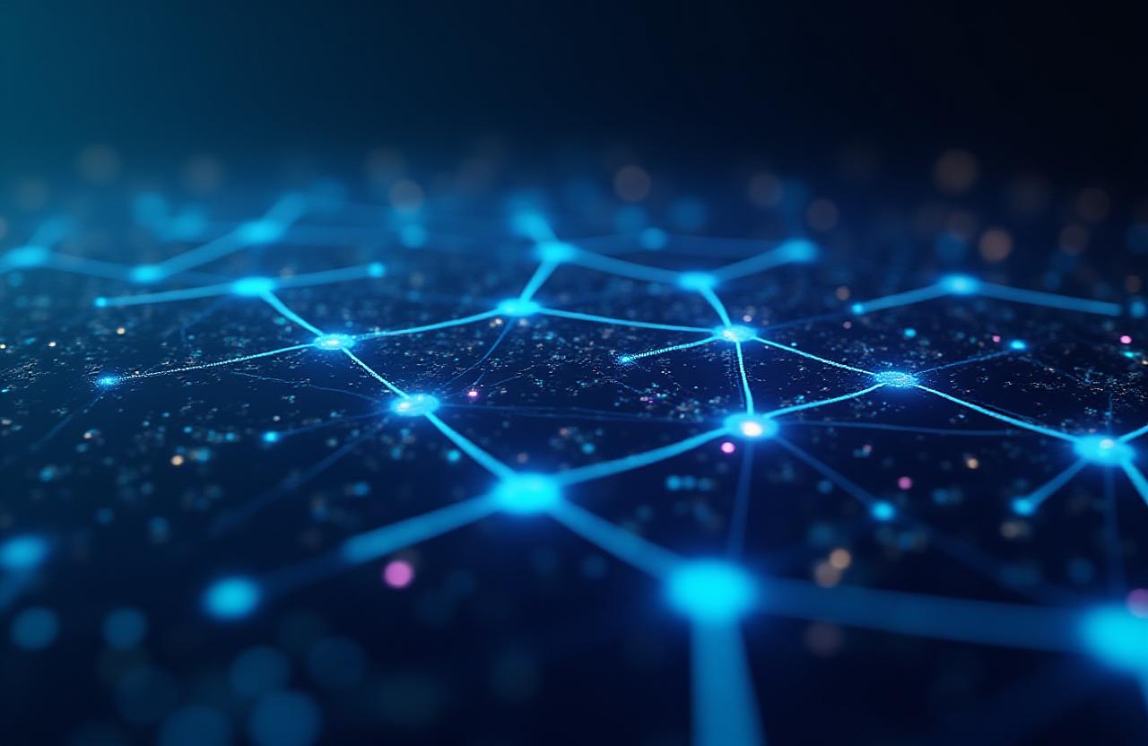 Advanced AI data dashboard visualization